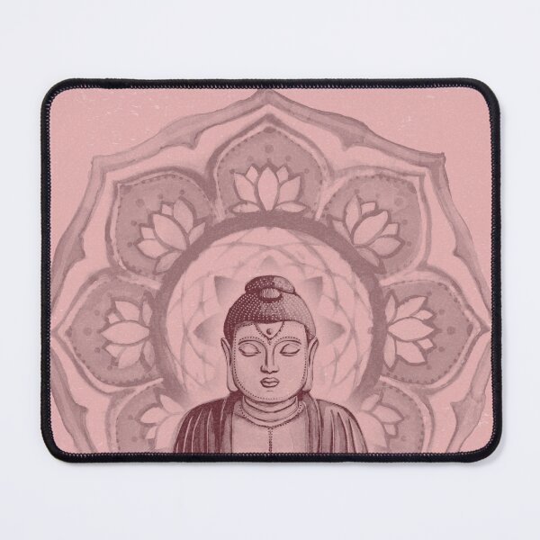 Item preview, Buddha Padma Watercolor - Rose + Wine designed and sold by Irene Estelle.