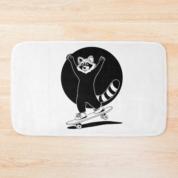 Item preview, Raccoon skater does tricks designed and sold by anytka.