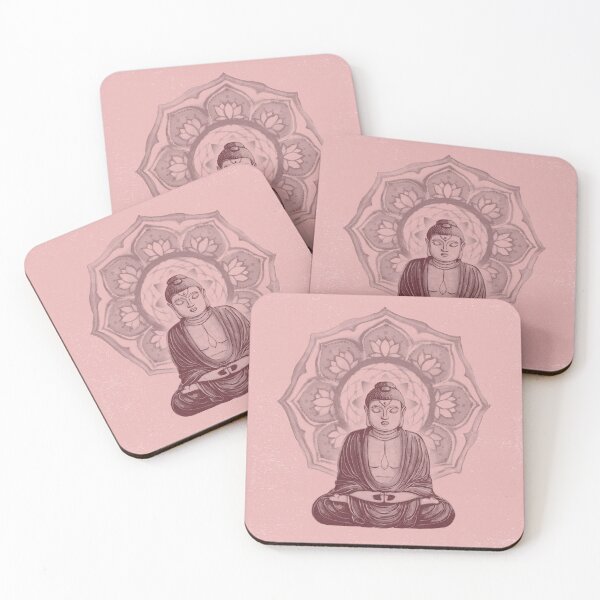 Item preview, Buddha Padma Watercolor - Rose + Wine designed and sold by Irene Estelle.