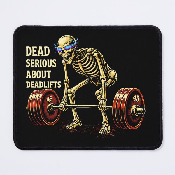 Item preview, DEAD SERIOUS (ABOUT DEADLIFTS) designed and sold by GenArtWear.