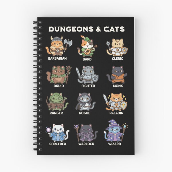 Item preview, Dungeons & Cats - All DnD Classes designed and sold by sunburstrpg.