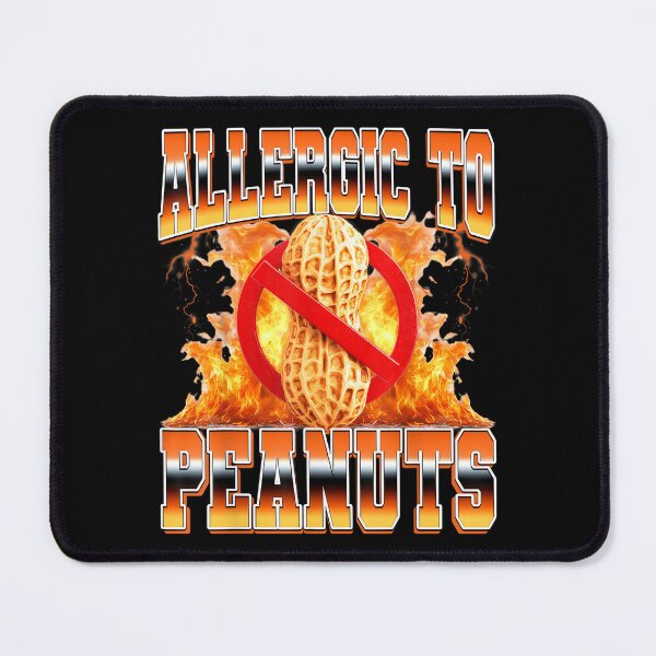 Item preview, Allergic to P.e.a.n.u.t.s Peanut Allergy Awareness 90s Bootleg designed and sold by PaulTSchafer.