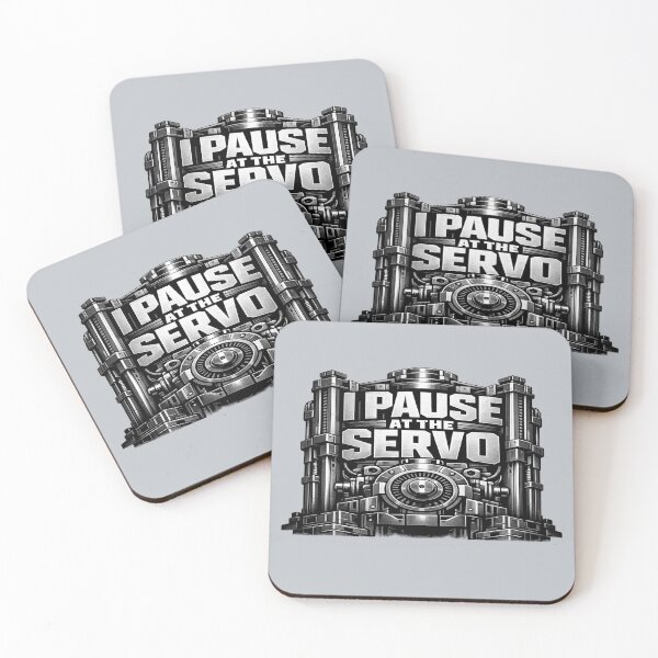 Item preview, I PAUSE AT THE SERVO Funny Australian Workwear Shirt designed and sold by POD DYNASTY | Original Print On Demand T-Shirt Graphics.