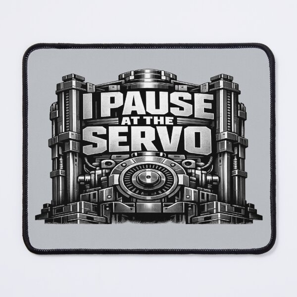 Item preview, I PAUSE AT THE SERVO Funny Australian Workwear Shirt designed and sold by POD DYNASTY.