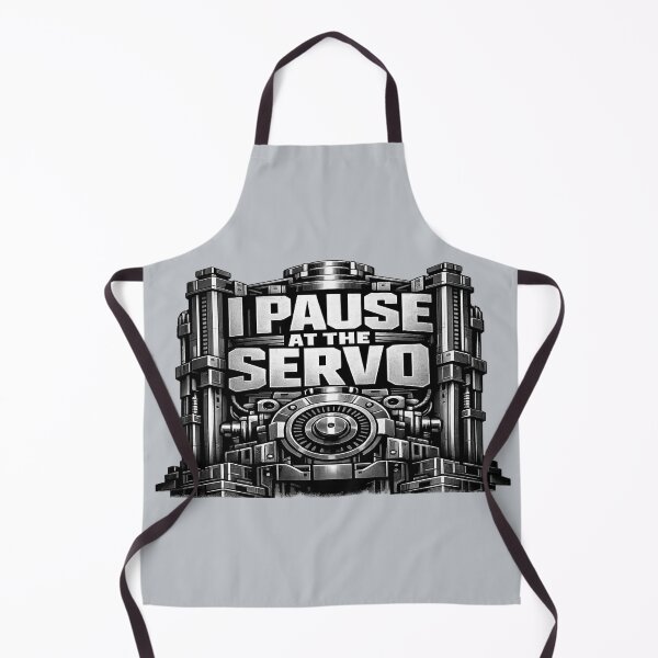 Item preview, I PAUSE AT THE SERVO Funny Australian Workwear Shirt designed and sold by POD DYNASTY.