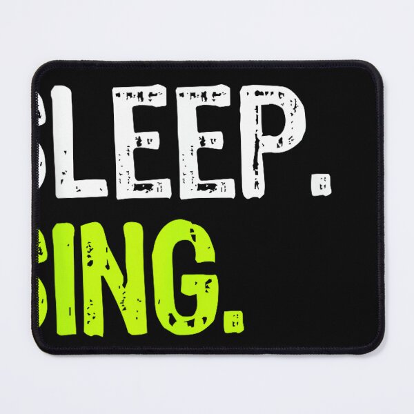 Item preview, Eat Sleep Sing Repeat Singer Singing Funny designed and sold by SethHHoward.