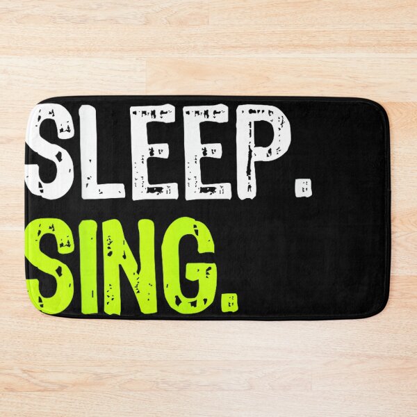 Item preview, Eat Sleep Sing Repeat Singer Singing Funny designed and sold by SethHHoward.