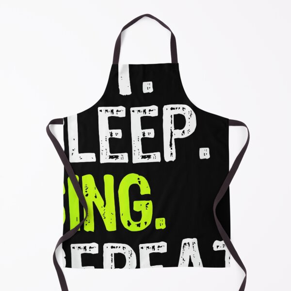 Item preview, Eat Sleep Sing Repeat Singer Singing Funny designed and sold by SethHHoward.