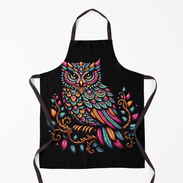Item preview, Colorful Mandala Owl – Boho Ornamental Owl Art, Vibrant Folk Bird Illustration designed and sold by ArcticFoxStudio.