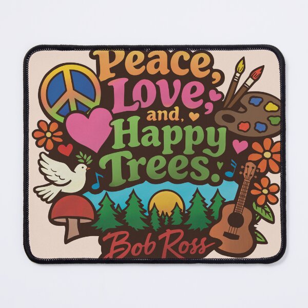 Item preview, Bob Ross designed and sold by ChunkByChunk.