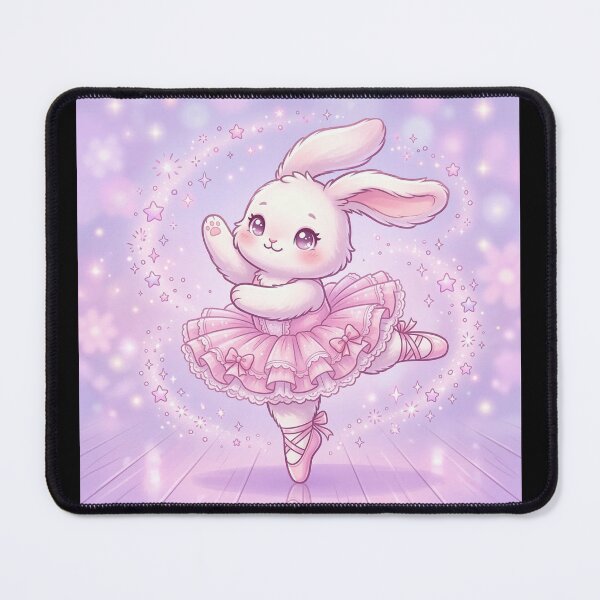 Item preview, Cute Cartoon Ballerina Bunny Kawaii Pastel designed and sold by ryanguas.