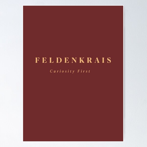 Item preview, Curiosity First Feldenkrais - light brown  designed and sold by Feldymerch.