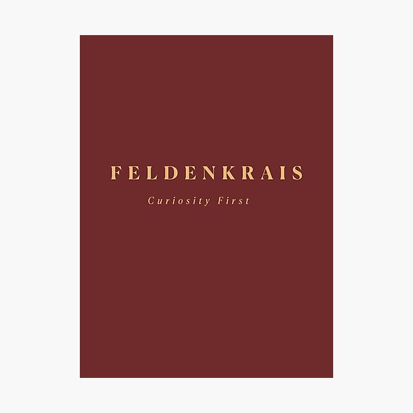 Item preview, Curiosity First Feldenkrais - light brown  designed and sold by Feldymerch.