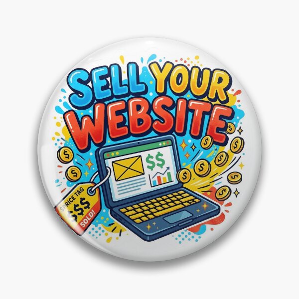 Item preview, Sell Your Website - Funny Laptop Price Tag Sticker Design designed and sold by WowDezign.
