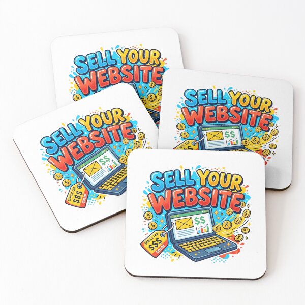 Item preview, Sell Your Website - Funny Laptop Price Tag Sticker Design designed and sold by WowDezign.