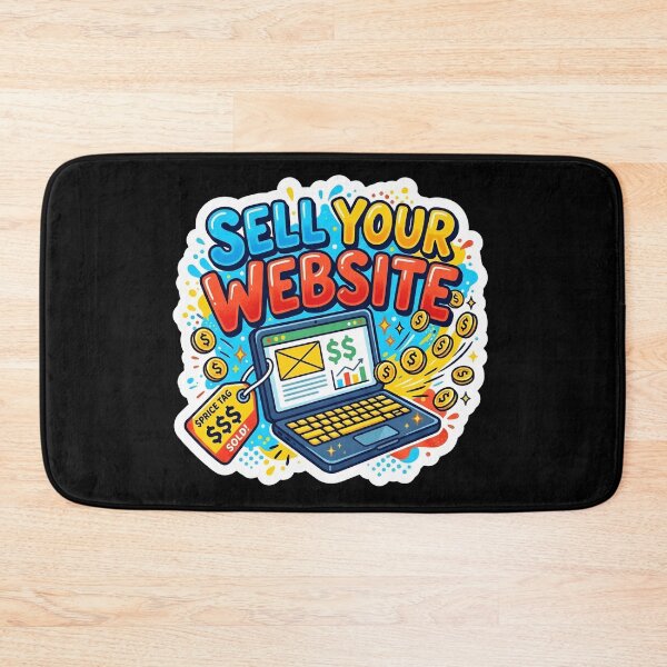 Item preview, Sell Your Website - Funny Laptop Price Tag Sticker Design designed and sold by WowDezign.
