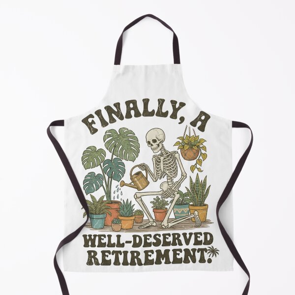 Item preview, Finally A Well-Deserved Retirement Working To Death Skeleton Funny Sarcastic designed and sold by DraftAndDoneArt.