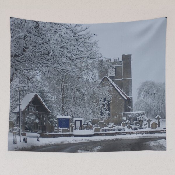 Item preview, St Peter and St Paul Church, Headcorn in the Snow designed and sold by Katy Fryd.