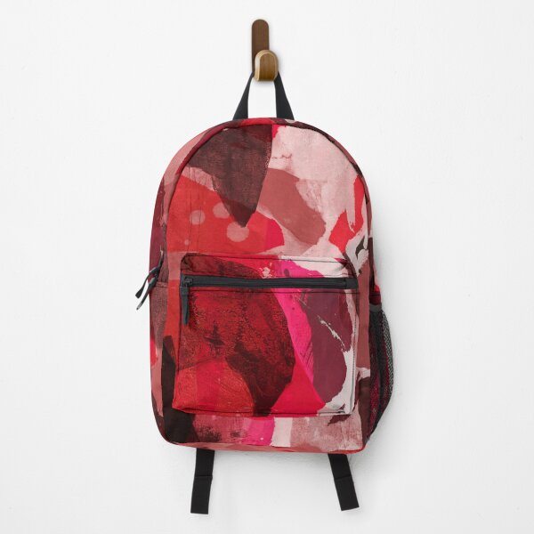Item preview, Scarlet Layers - Modern Red and Pink Abstract Expressionism designed and sold by NickDedidis.