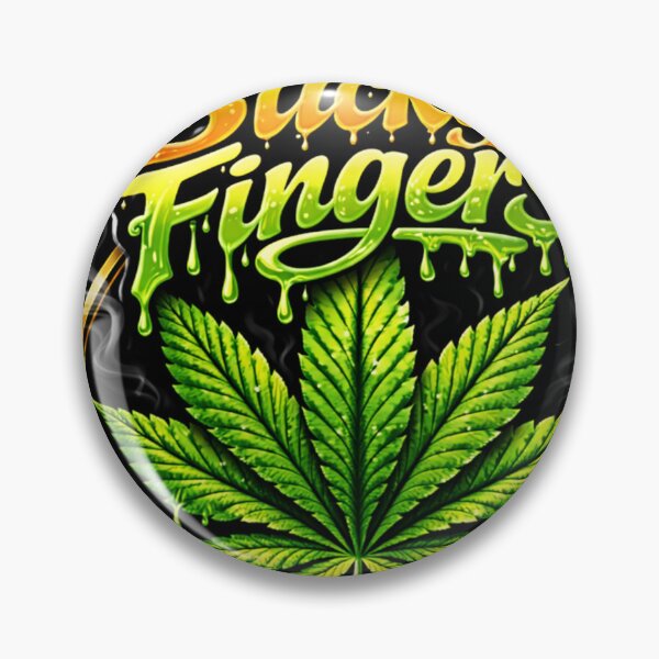 Item preview, Sticky Fingers Marijuana - Golden Leaf Urban Streetwear Art designed and sold by Prestige Parlor.