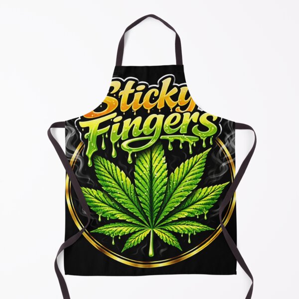 Item preview, Sticky Fingers Marijuana - Golden Leaf Urban Streetwear Art designed and sold by Prestige Parlor.