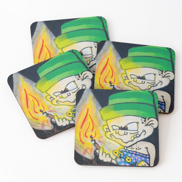 Item preview, Funny Diaper Guy with Match – Urban Graffiti Street Art designed and sold by eGreenHat.