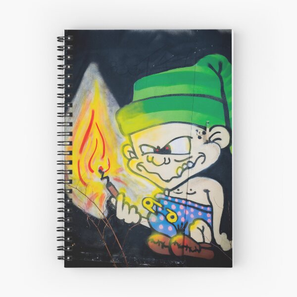 Item preview, Funny Diaper Guy with Match – Urban Graffiti Street Art designed and sold by eGreenHat.