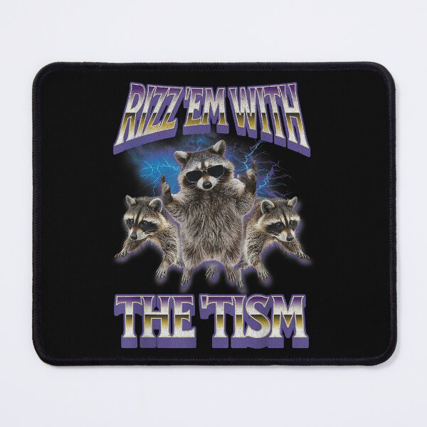 Item preview, Autism Rizz Em With The Tism Raccoon Meme Bootleg Rap 90's designed and sold by PaulTSchafer.