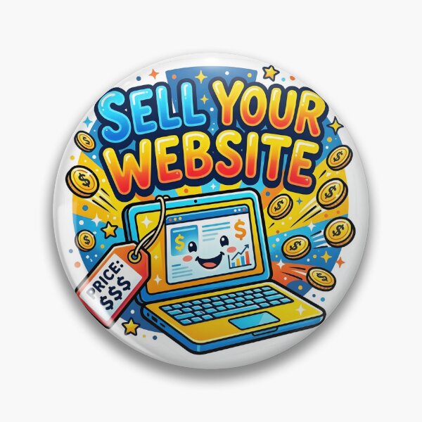 Item preview, Sell Your Website - Funny Laptop Price Tag Sticker Design designed and sold by WowDezign.