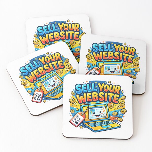 Item preview, Sell Your Website - Funny Laptop Price Tag Sticker Design designed and sold by WowDezign.