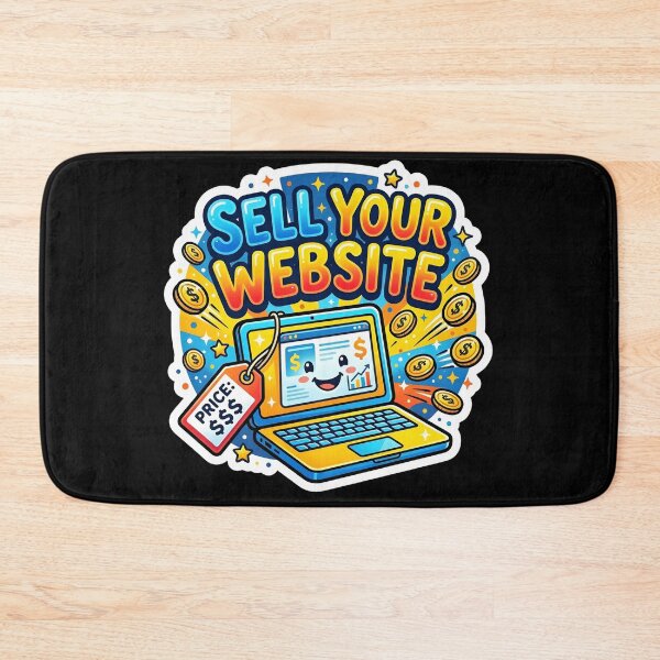 Item preview, Sell Your Website - Funny Laptop Price Tag Sticker Design designed and sold by WowDezign.