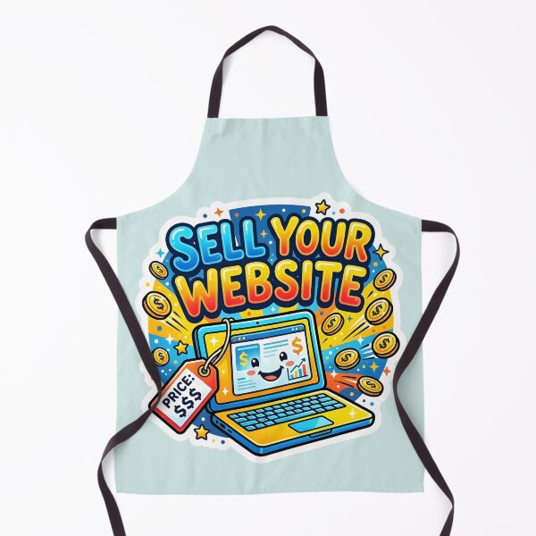 Item preview, Sell Your Website - Funny Laptop Price Tag Sticker Design designed and sold by WowDezign.
