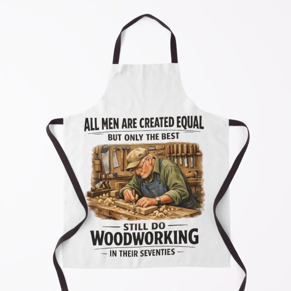 Item preview, Woodworking In Their Seventies Carpenter Workshop Humor Quote Design designed and sold by designleon19.