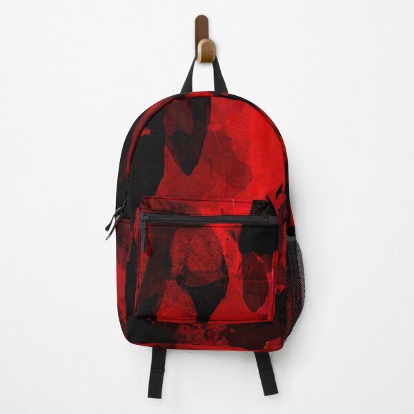 Item preview, Shadow Ember - Moody Deep Red and Black Abstract Art designed and sold by NickDedidis.