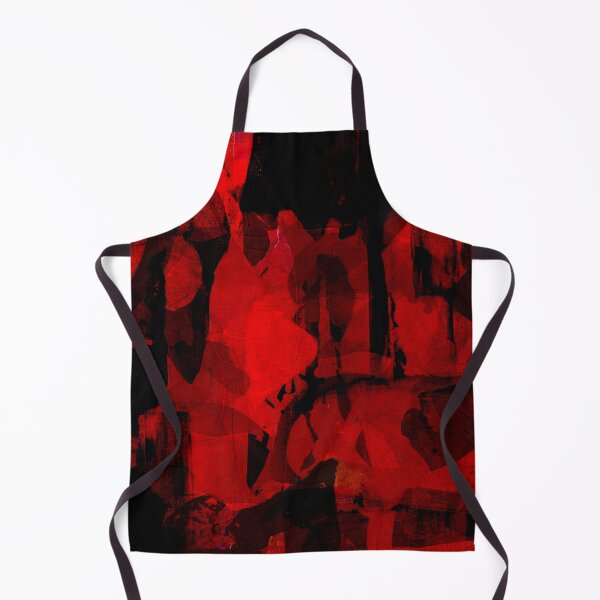 Item preview, Shadow Ember - Moody Deep Red and Black Abstract Art designed and sold by NickDedidis.