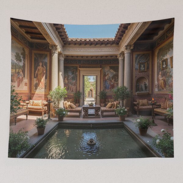 Item preview, Welcoming Atrium in an Ancient Roman House designed and sold by YuckyCat.