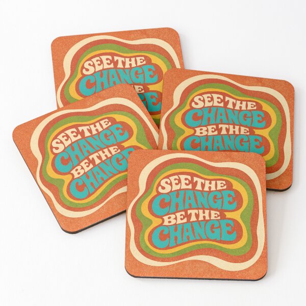 Item preview, See the Change – Retro Inspiration designed and sold by ForeverPrintsOK.