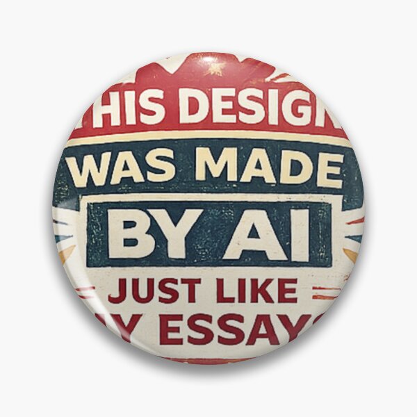 Item preview, This Design Was Made By AI, Just Like My Essays designed and sold by MatthewTSherrod.