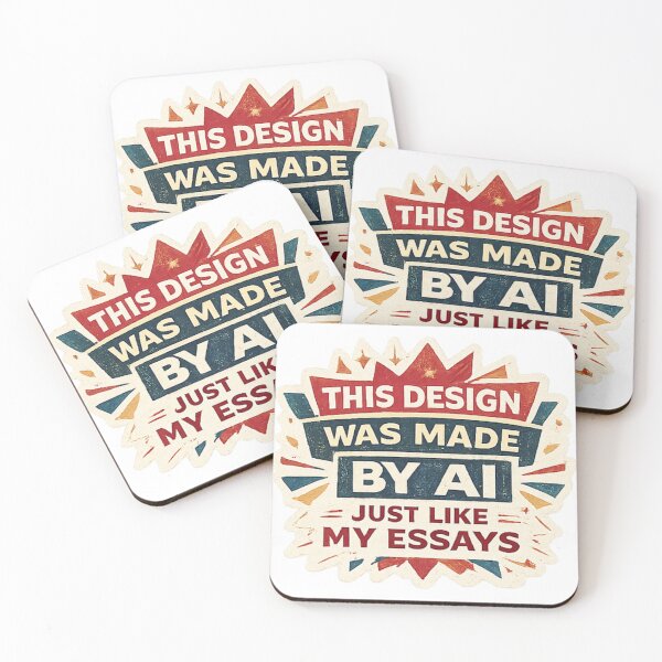 Item preview, This Design Was Made By AI, Just Like My Essays designed and sold by MatthewTSherrod.