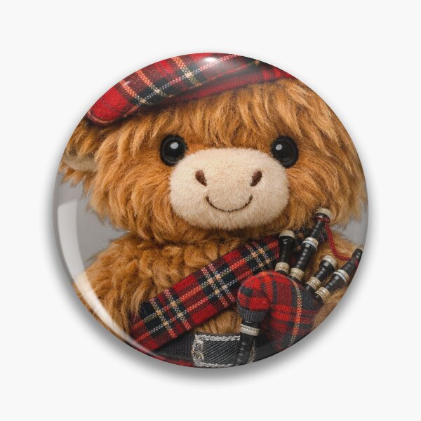 Item preview, Scottish cow with plush bagpipes designed and sold by Sartawsky.