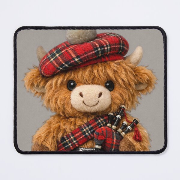 Item preview, Scottish cow with plush bagpipes designed and sold by Sartawsky.