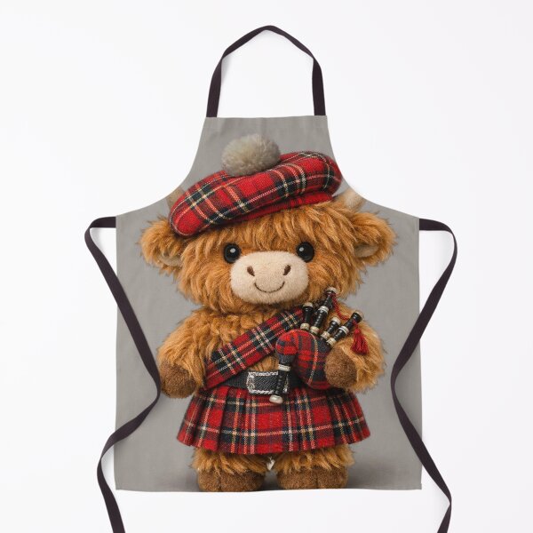 Item preview, Scottish cow with plush bagpipes designed and sold by Sartawsky.