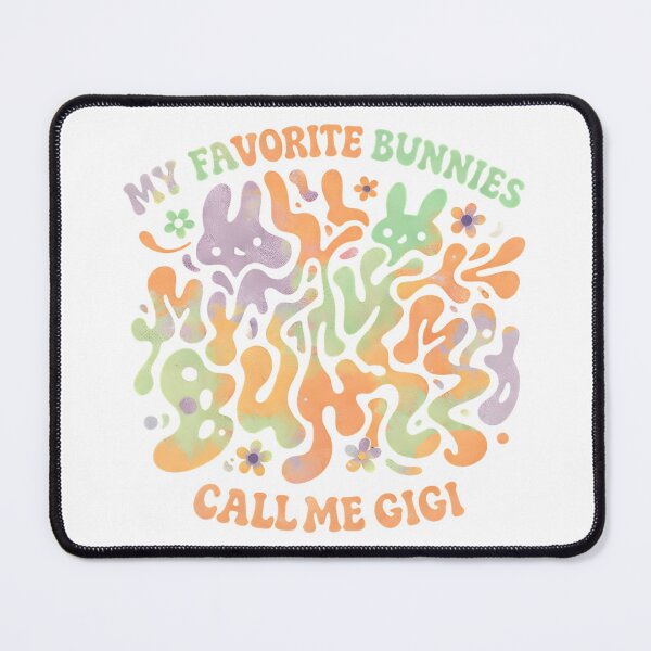 Item preview, My Favorite Bunnies Call Me Gigi Retro Groovy Easter designed and sold by TAVINECOM.