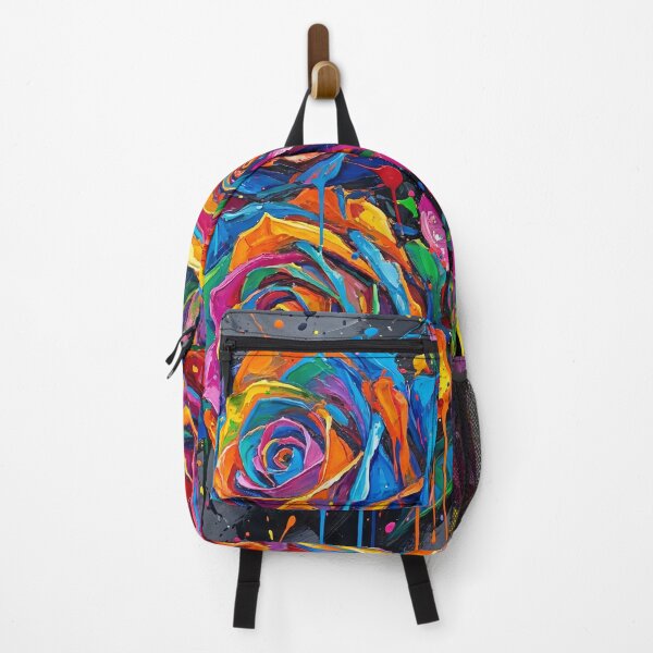 Item preview, Abstract Colorful Rose Bouquet – Vibrant Floral Painting designed and sold by Printpix.