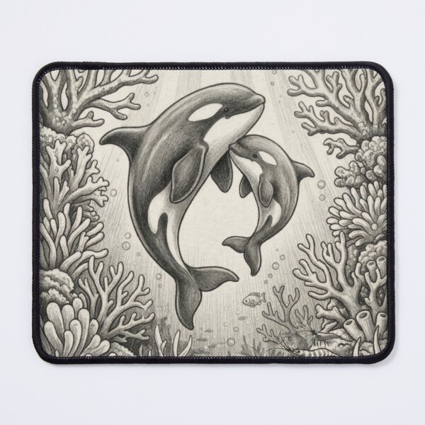 Item preview, Whale raising a calf designed and sold by PP&RAINBOW SHOP.