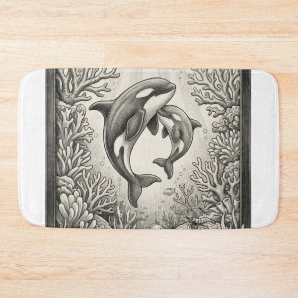 Item preview, Whale raising a calf designed and sold by PP&RAINBOW SHOP.