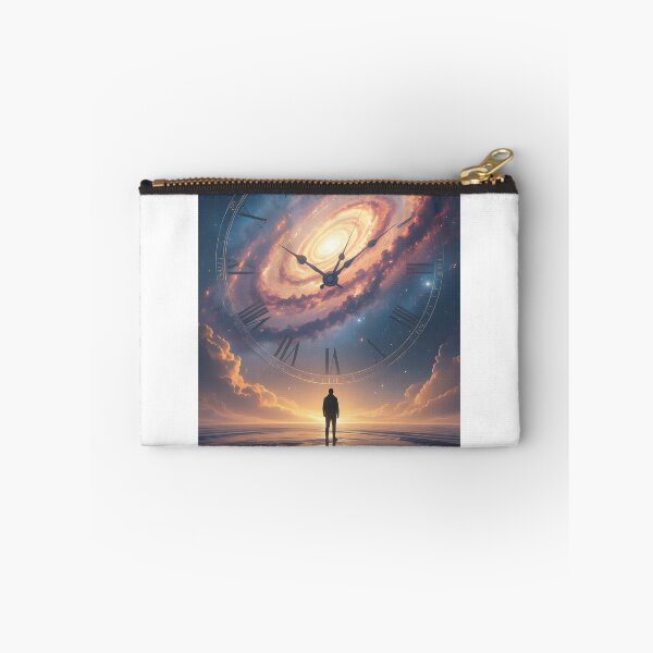 Item preview, Time and Universe Concept Art | Surreal Cosmic Clock  designed and sold by SoulGraphixx.