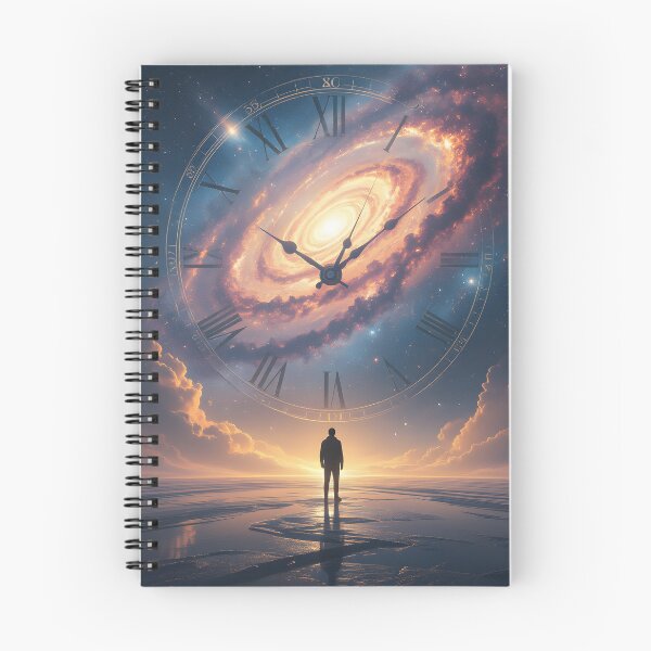 Item preview, Time and Universe Concept Art | Surreal Cosmic Clock  designed and sold by SoulGraphixx.