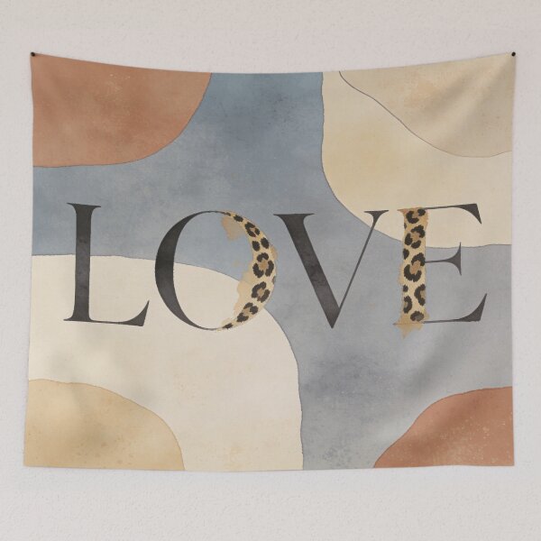 Item preview, Predatory Mood: "Leopard Charm LOVE" designed and sold by  BoomPoster.