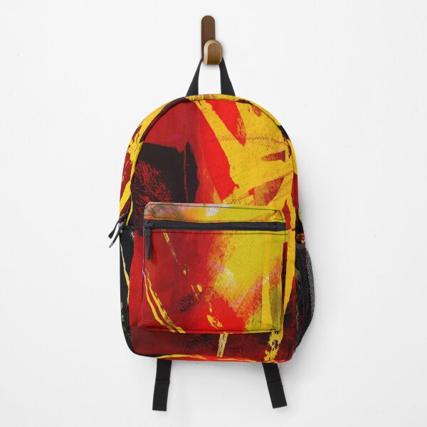 Item preview, Scarlet Storm - Bold Red, Black & Yellow Abstract Expressionism designed and sold by NickDedidis.